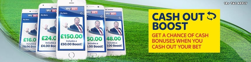 Sky Bet Cash Out Boost