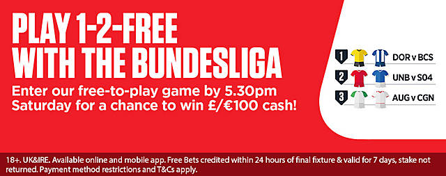 Ladbrokes 1-2-Free with Bundesliga